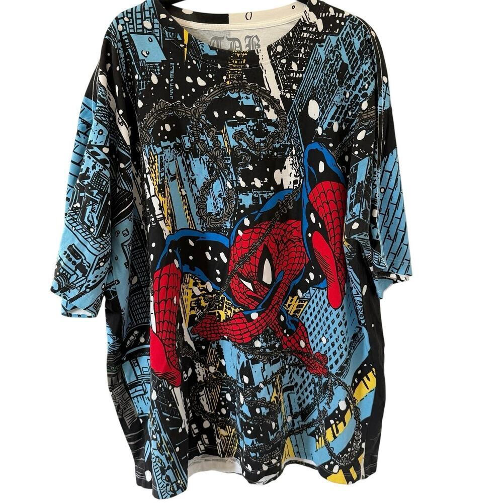 The Daily Bootale Oversized T-shirt AOP Spider-Man ALL-OVER-Print Size 2XL